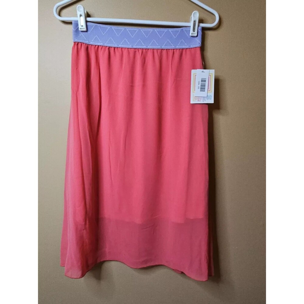 LULAROE LOLA MIDI LAYERED SKIRT OVERLAY XS